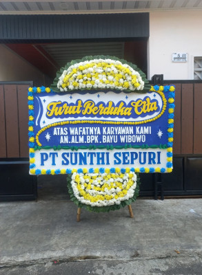 Papan Bunga Duka di Unsum